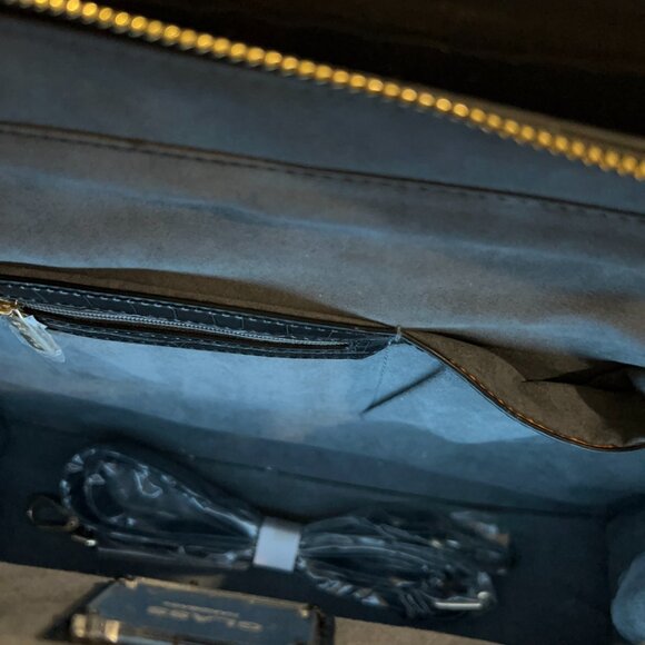 Glass Handbag Black Boss Lady Satchel - Picture 4 of 5